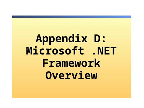 microsoft net framework|Overview of .NET Framework .